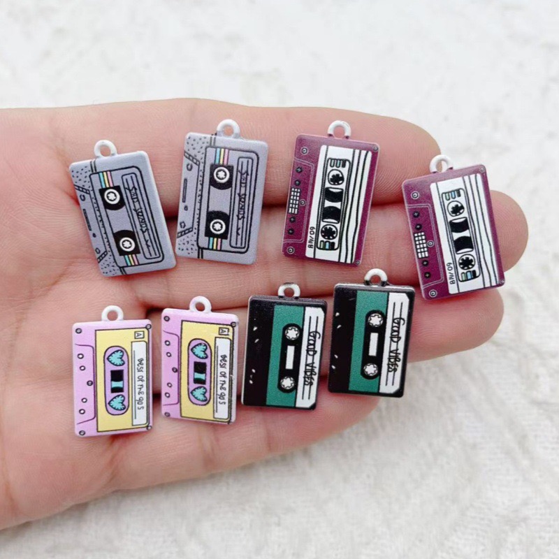 Earrings - 10 buah aksesoris perhiasan paduan logam,