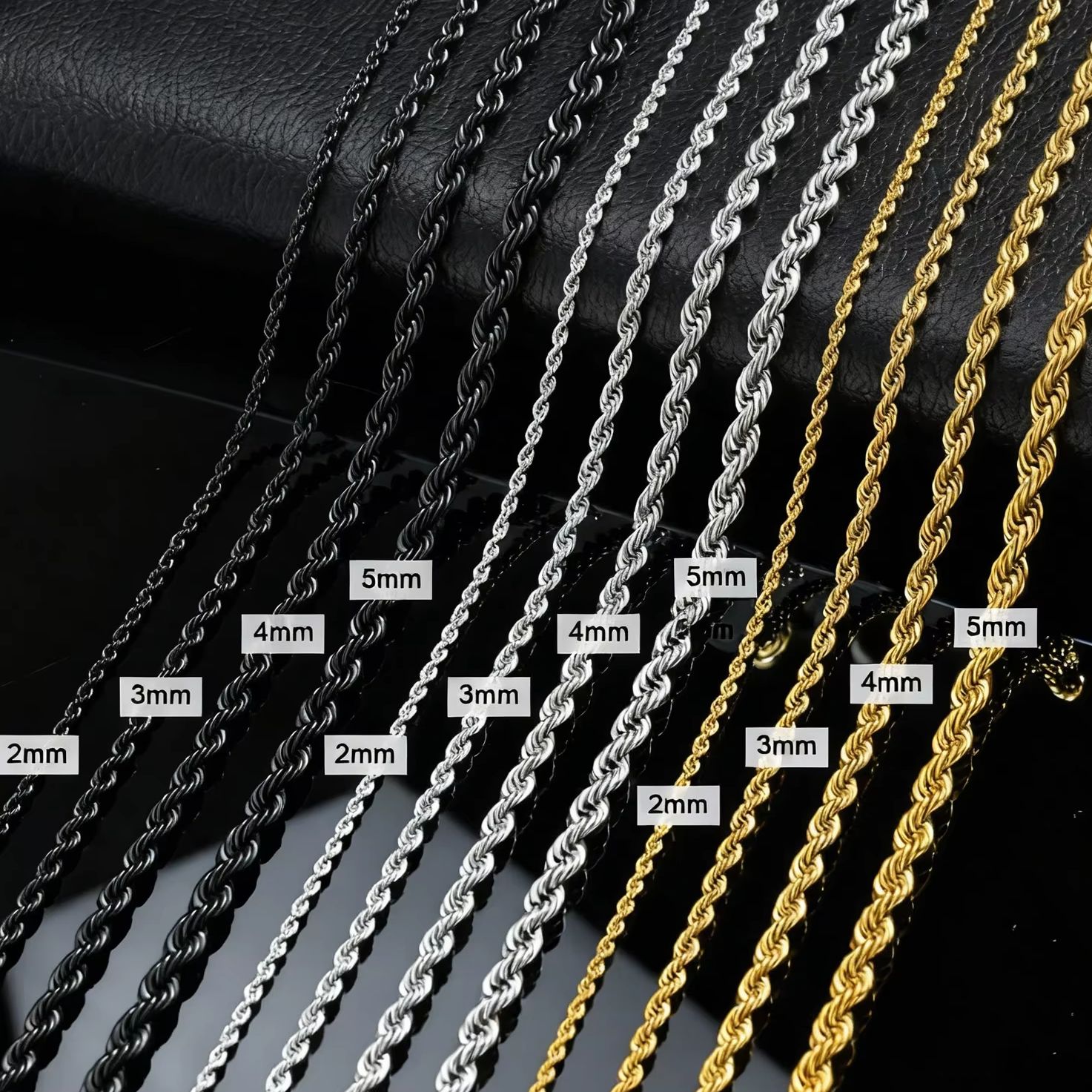 Cuban Link Chain 12Mm - Tali Kalung Panjang Pria Kalung Rantai