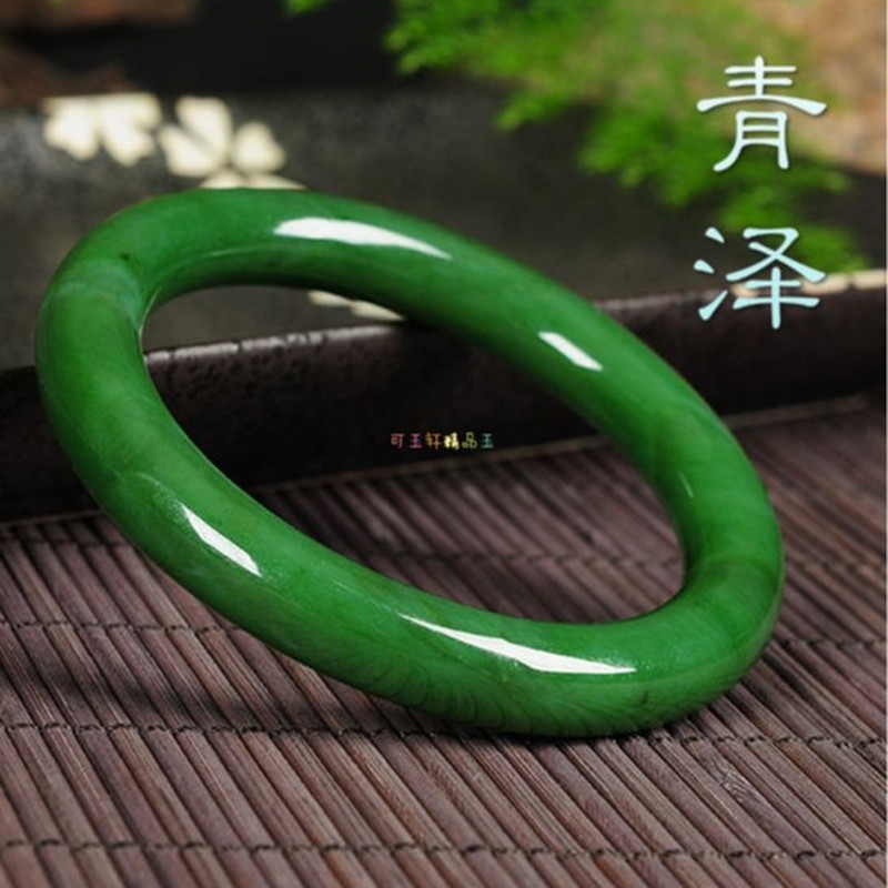 Bracelets - Gelang Giok Bulat Jadeite Kunlun Hijau