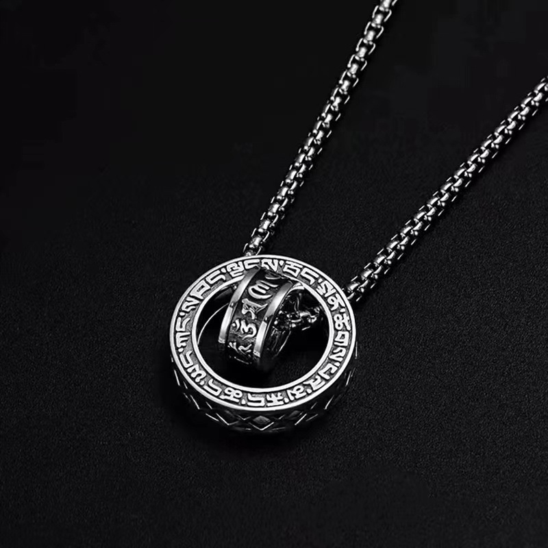 925 Sterling Silver Chain Necklace Men - Liontin Kalung Perak Murni 925 Gaya