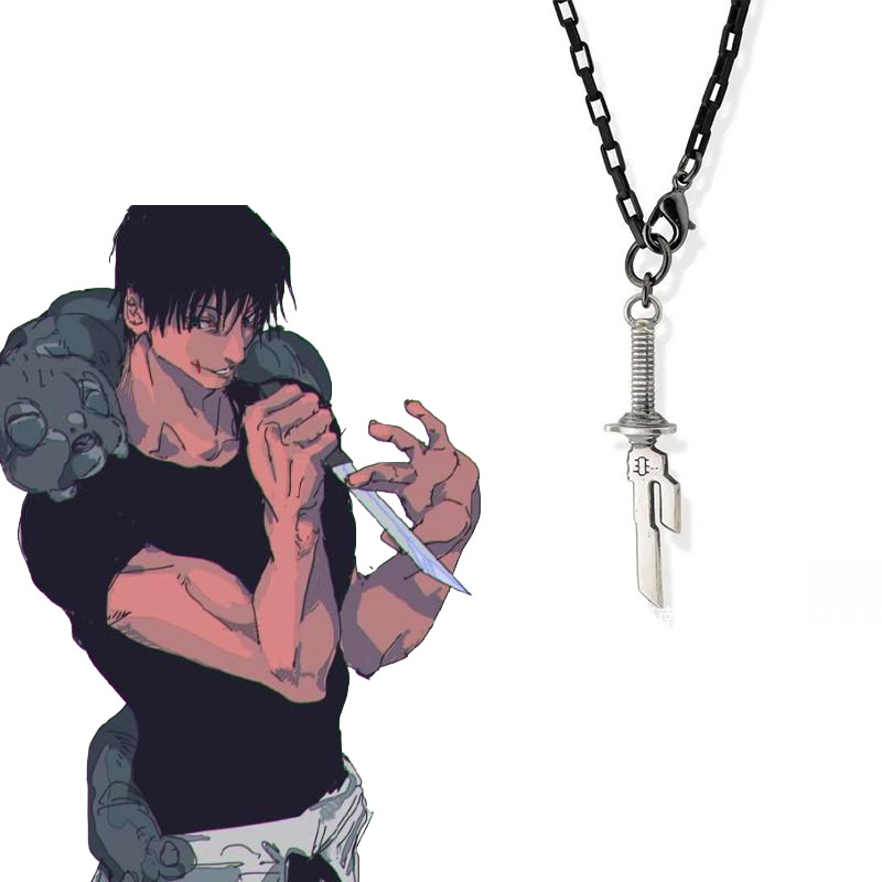Anime Pendant Necklace - Kalung Cosplay Anime Jujutsu Kaisen Toji