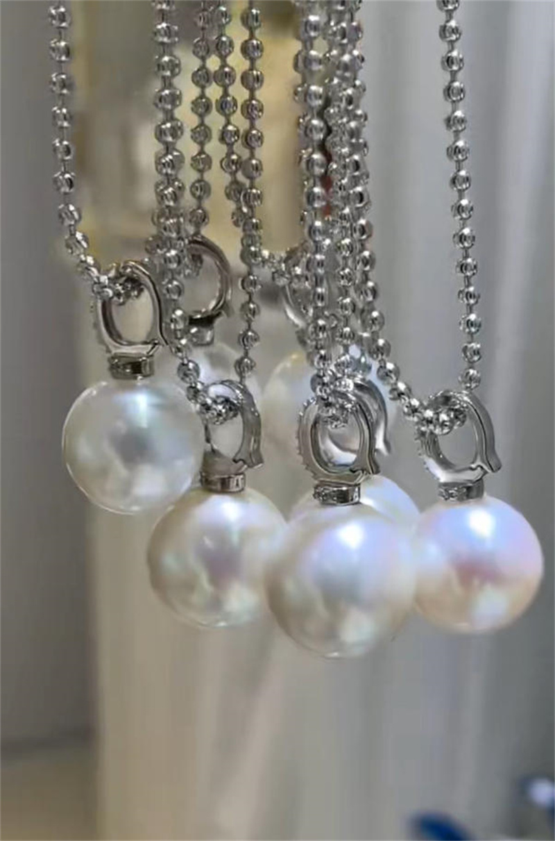 Pearl Choker Necklace Vintage - Kalung Choker Mutiara Putih Alami Elegan