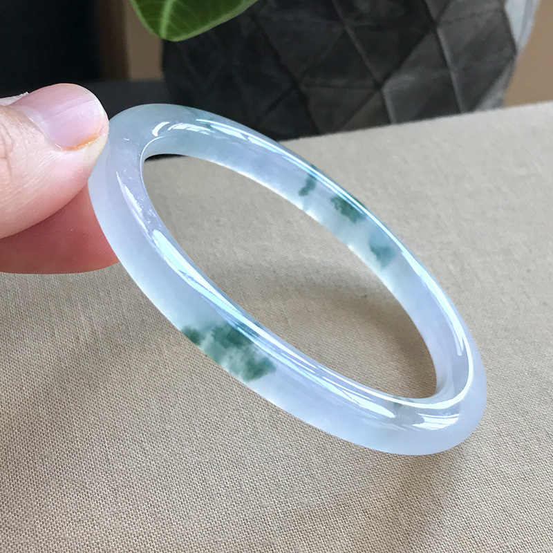 Rings - Gelang Giok Tambang Lama, Bulat, Tekstur