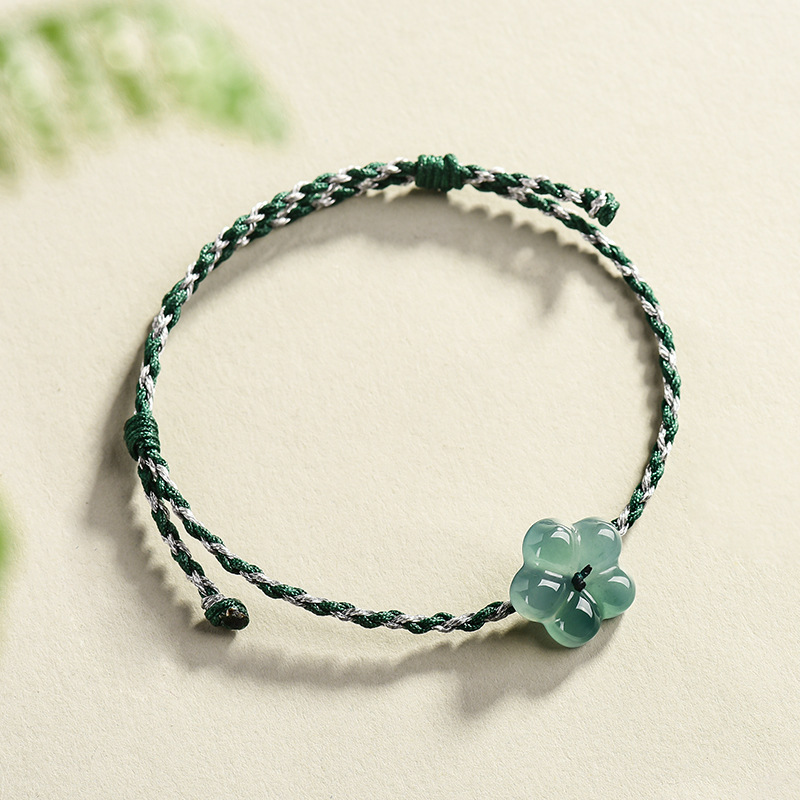 Bracelets - Gelang Bunga Giok Burma Aksesori Fashion