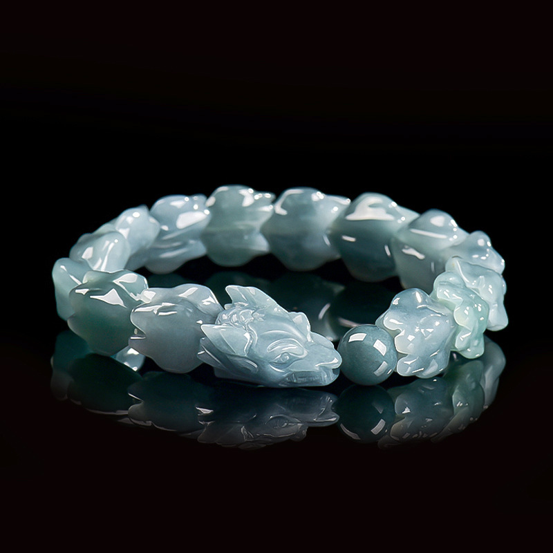 Bracelets - Gelang Naga Giok Burma Biru, Batu