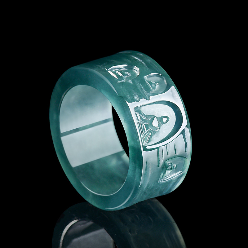 Rings - Cincin Buddha Giok Burma Alami Perhiasan