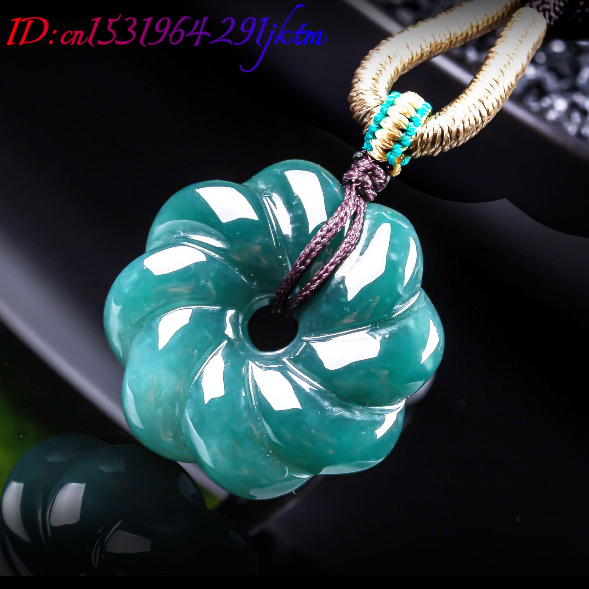 Kalung Liontin Bunga Giok Burm - Necklaces ulasan dan harga