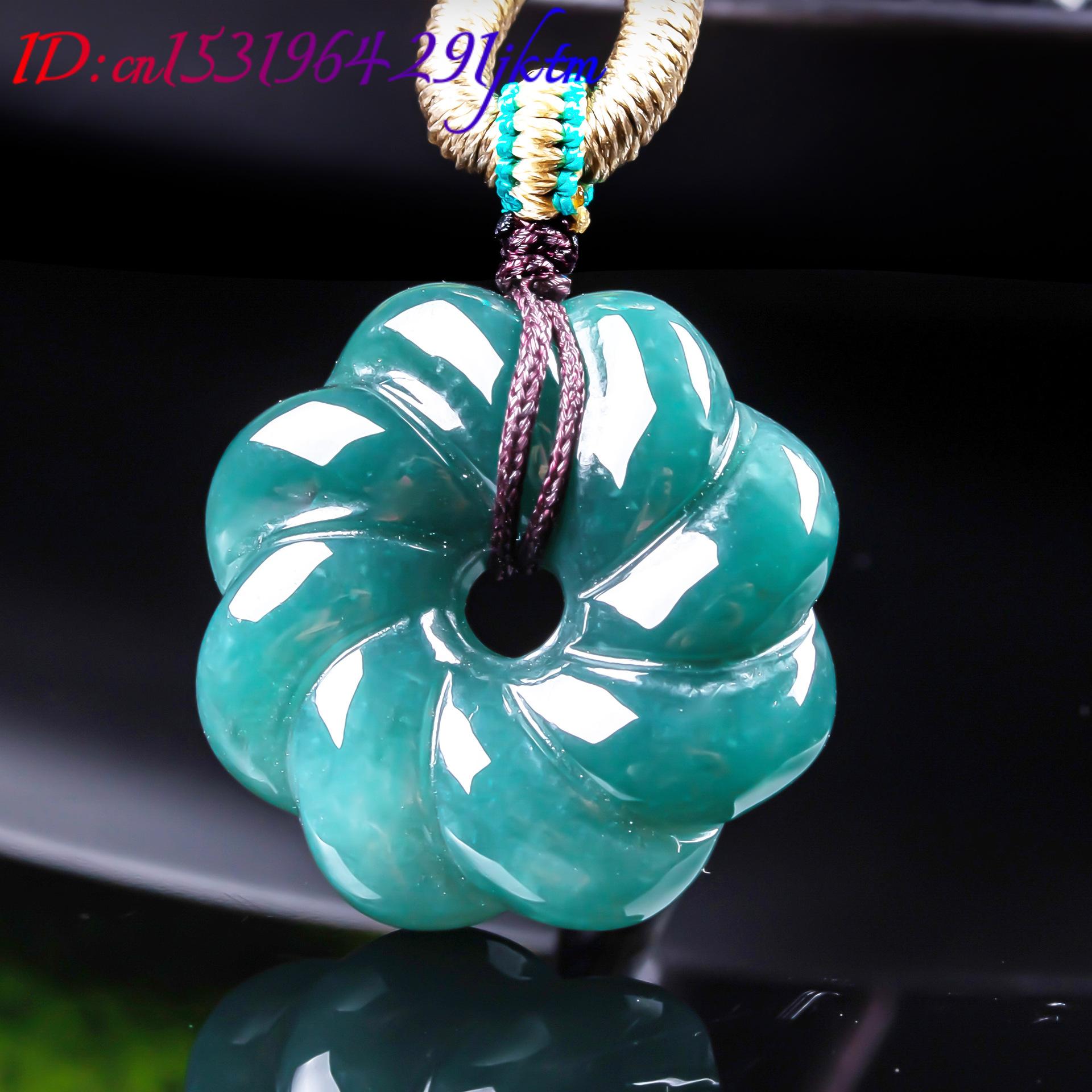 Kalung Liontin Bunga Giok Burm - Necklaces ulasan dan harga