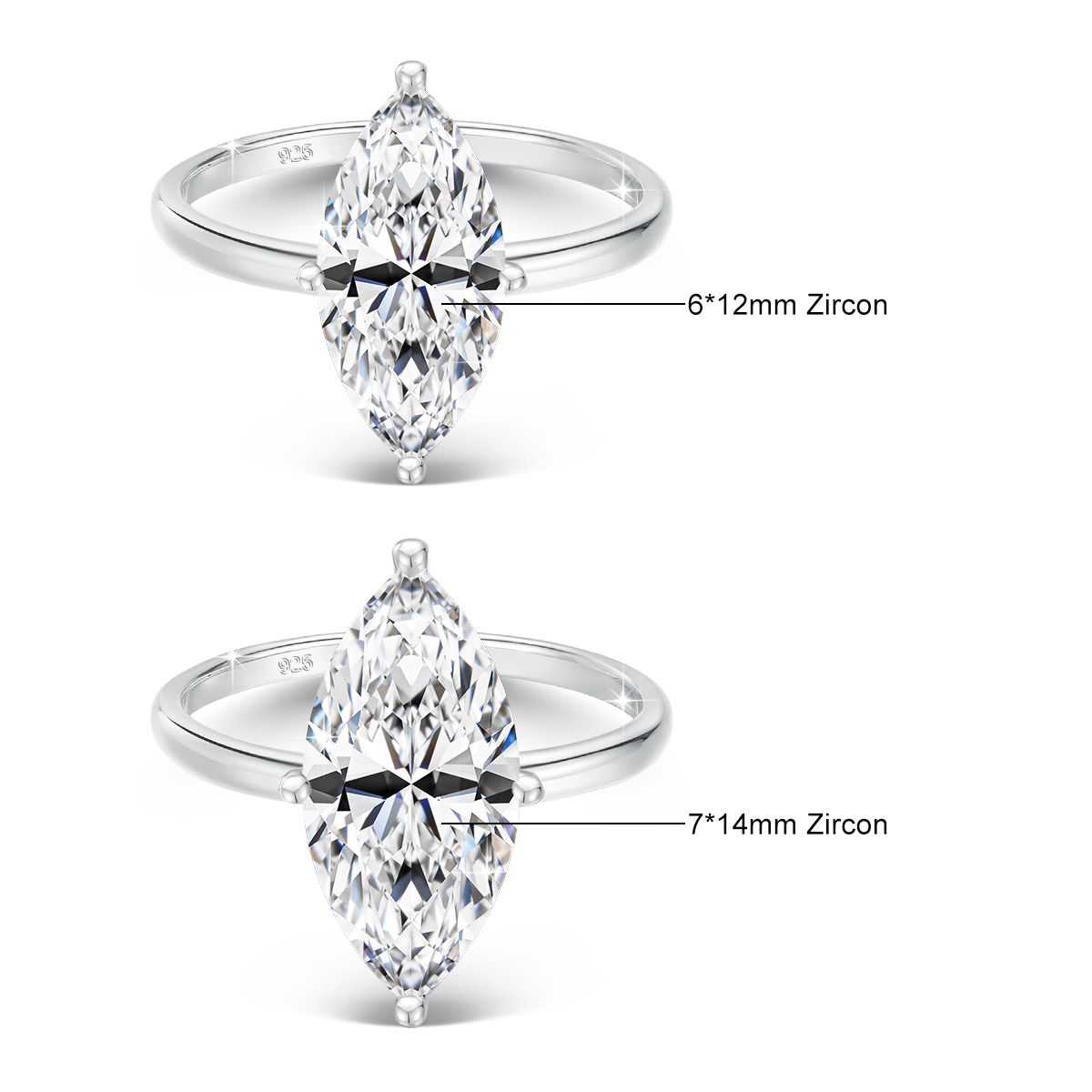 GRA 2/3CT Cincin Pertunangan M - Moissanite Engagement Ring 1 Carat ulasan dan harga
