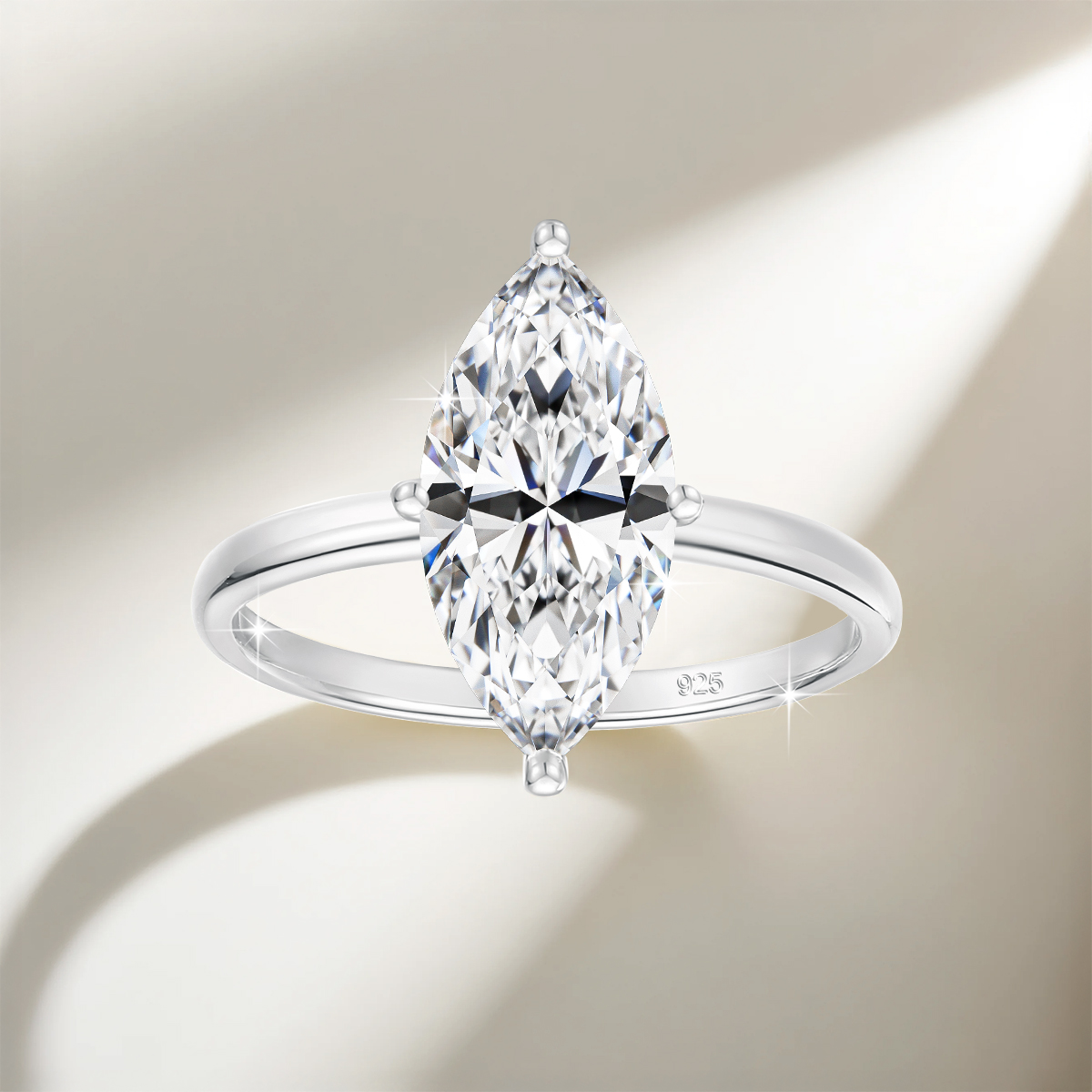 GRA 2/3CT Cincin Pertunangan M - Moissanite Engagement Ring 1 Carat ulasan dan harga