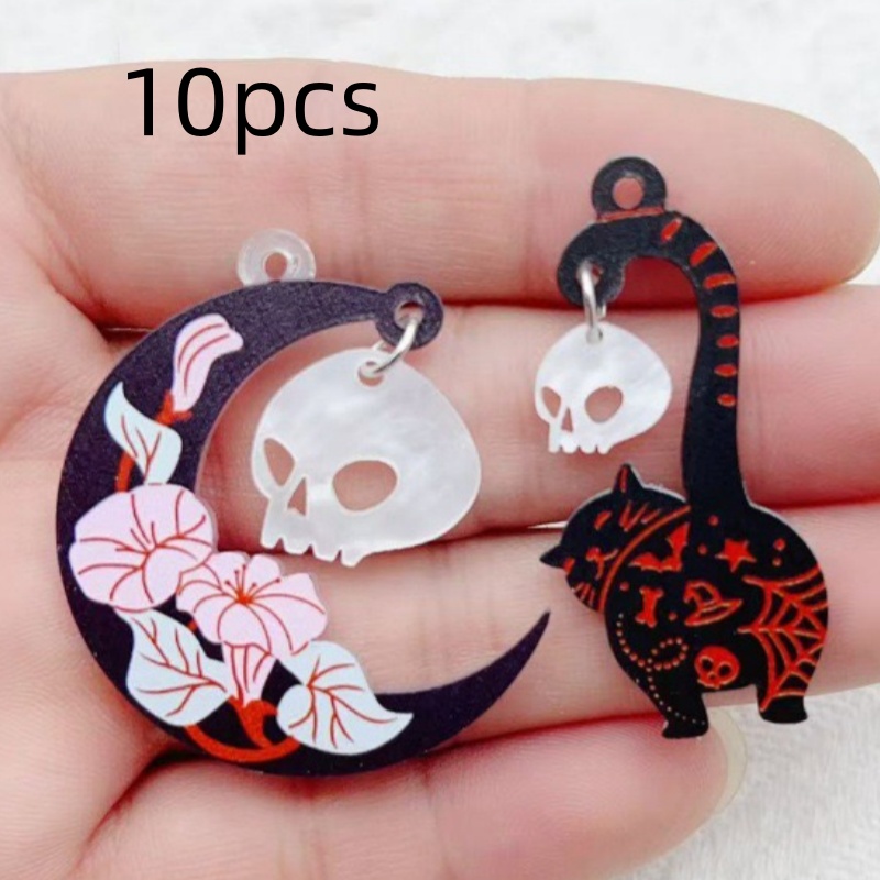 10 Buah Perhiasan Tengkorak Ku - Earrings ulasan dan harga