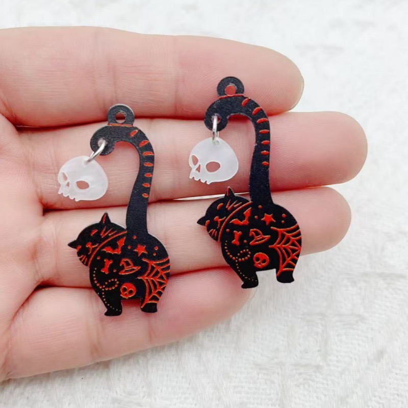 10 Buah Perhiasan Tengkorak Ku - Earrings ulasan dan harga