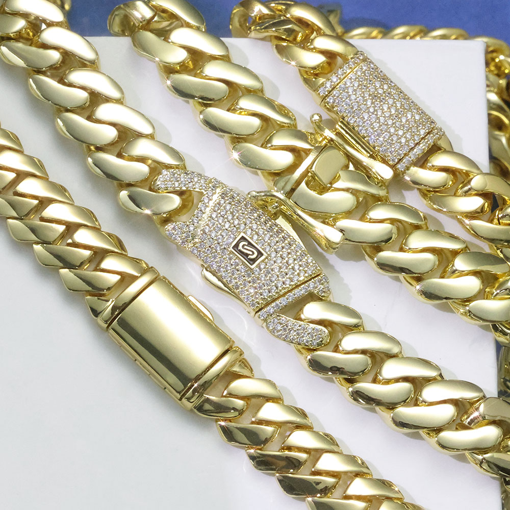 ESKEEM Kalung Halus Rantai Mon - Cuban Link Chain 12Mm ulasan dan harga