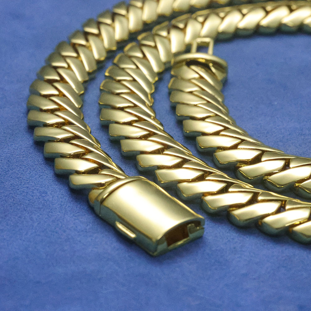 ESKEEM Kalung Halus Rantai Mon - Cuban Link Chain 12Mm ulasan dan harga