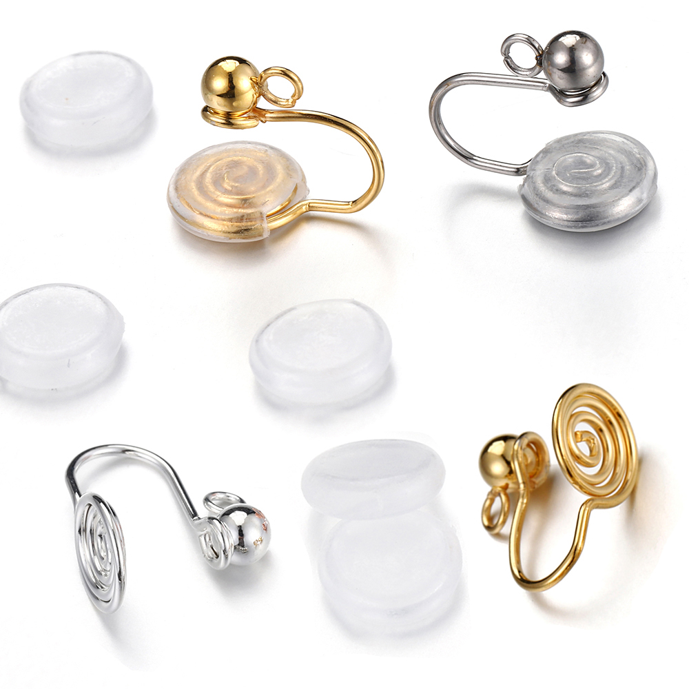 10 pcs Penjepit Telinga Baja A - Body Jewelry ulasan dan harga