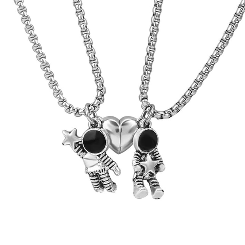 Kalung liontin BFF pasangan ma - Magnetic Couple Matching Necklaces ulasan dan harga
