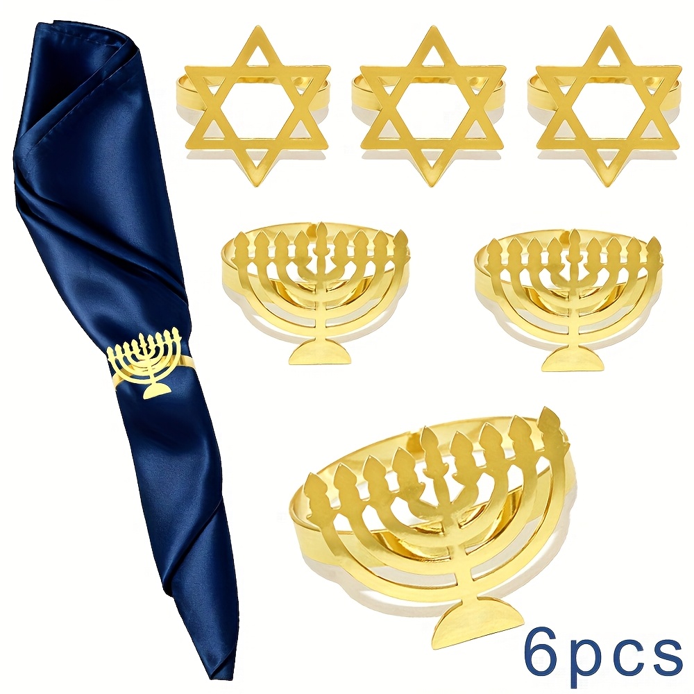 6 Buah Cincin Serbet Menorah H - Rings ulasan dan harga