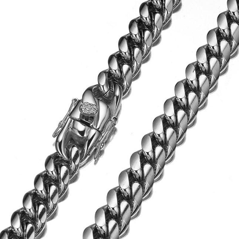 316L gelang rantai rantai Kuba - Cuban Link Chain 12Mm ulasan dan harga