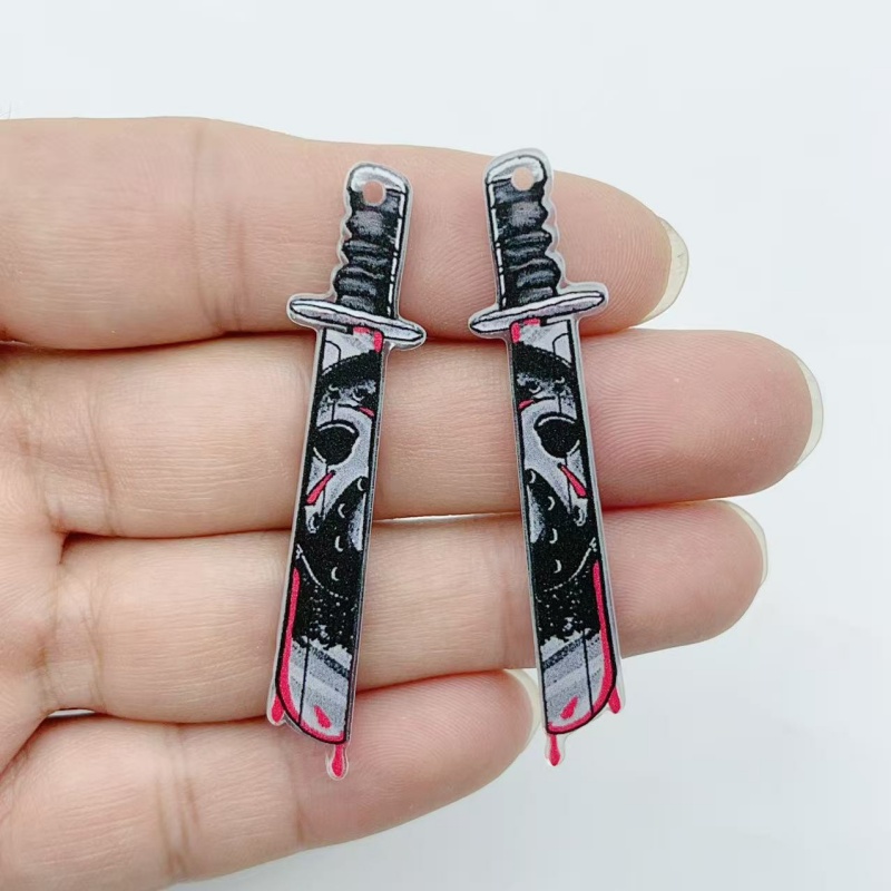 10 buah perhiasan akrilik, lio - Earrings ulasan dan harga