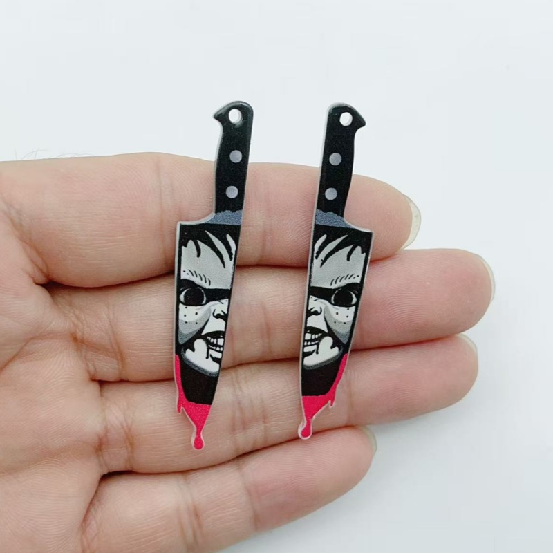 10 buah perhiasan akrilik, lio - Earrings ulasan dan harga