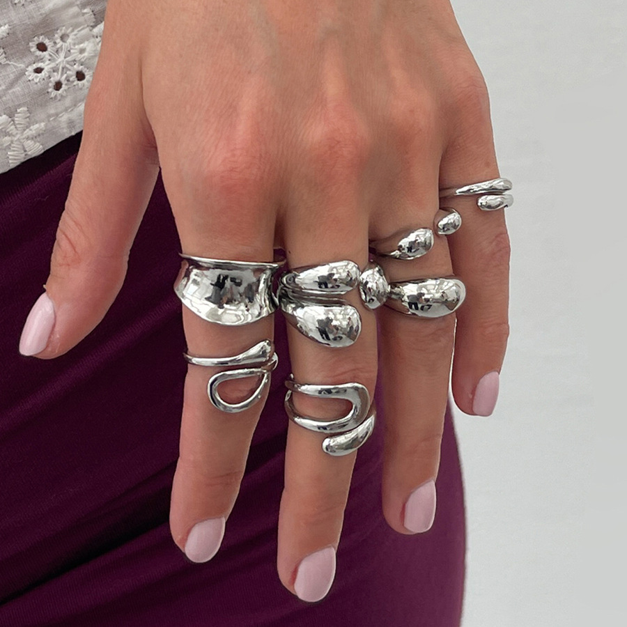 DIEZI Satu Set Cincin Buku Jar - Vintage Punk Knuckle Rings Set ulasan dan harga
