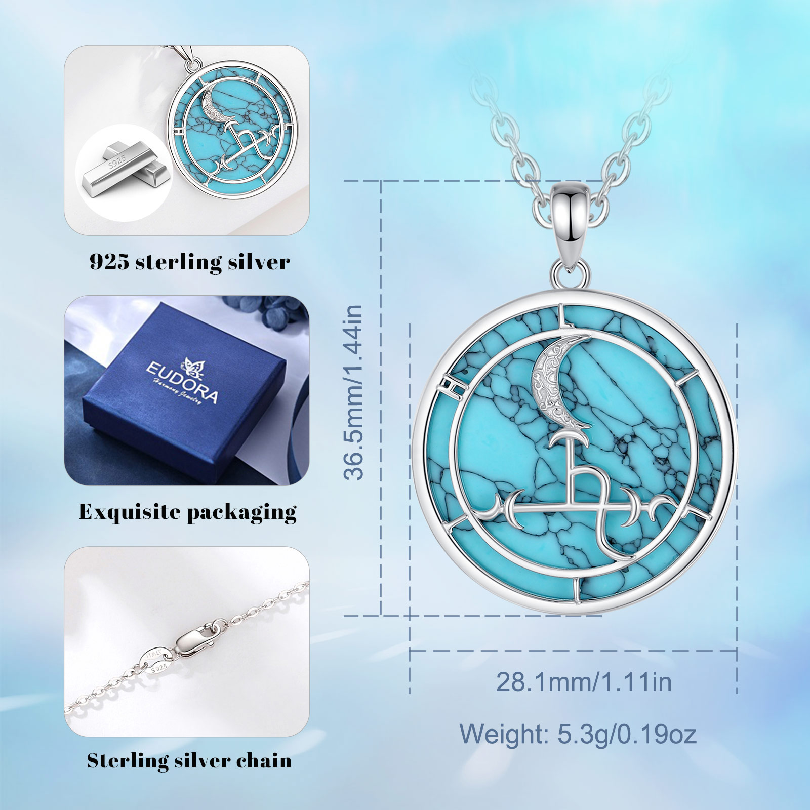 Eudora 925 perak murni kalung  - 925 Sterling Silver Chain Necklace Men ulasan dan harga