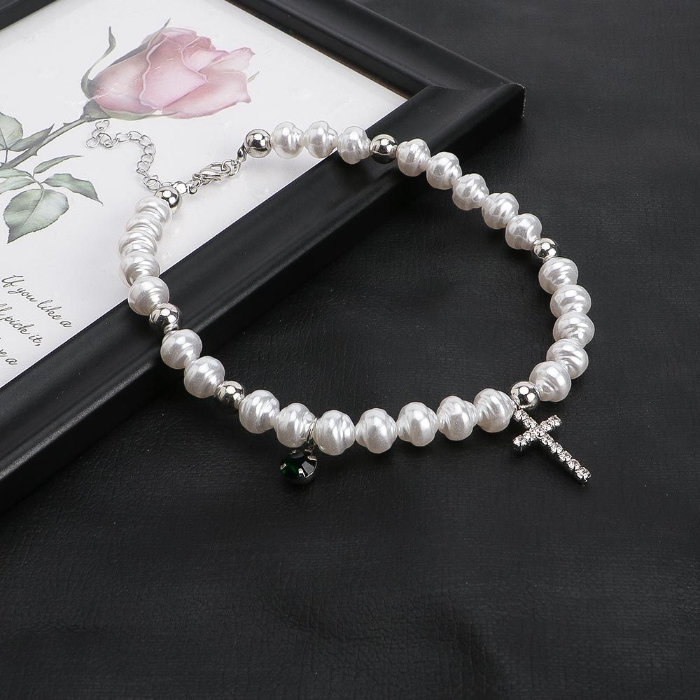 Kalung liontin antik kristal s - Pearl Choker Necklace Vintage ulasan dan harga