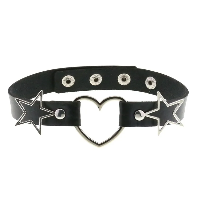 Decopunk kalung Choker bertata - Goth Punk Spike Choker ulasan dan harga