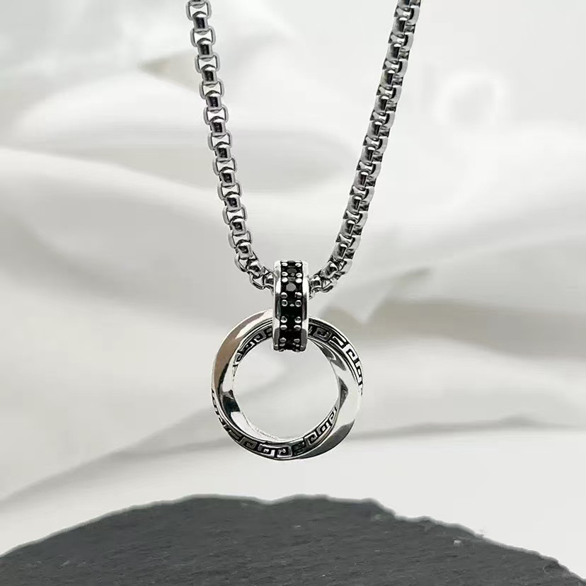 Liontin Kalung Perak Murni 925 - 925 Sterling Silver Chain Necklace Men ulasan dan harga