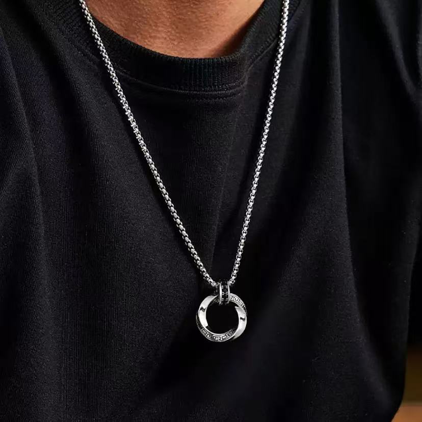 Liontin Kalung Perak Murni 925 - 925 Sterling Silver Chain Necklace Men ulasan dan harga