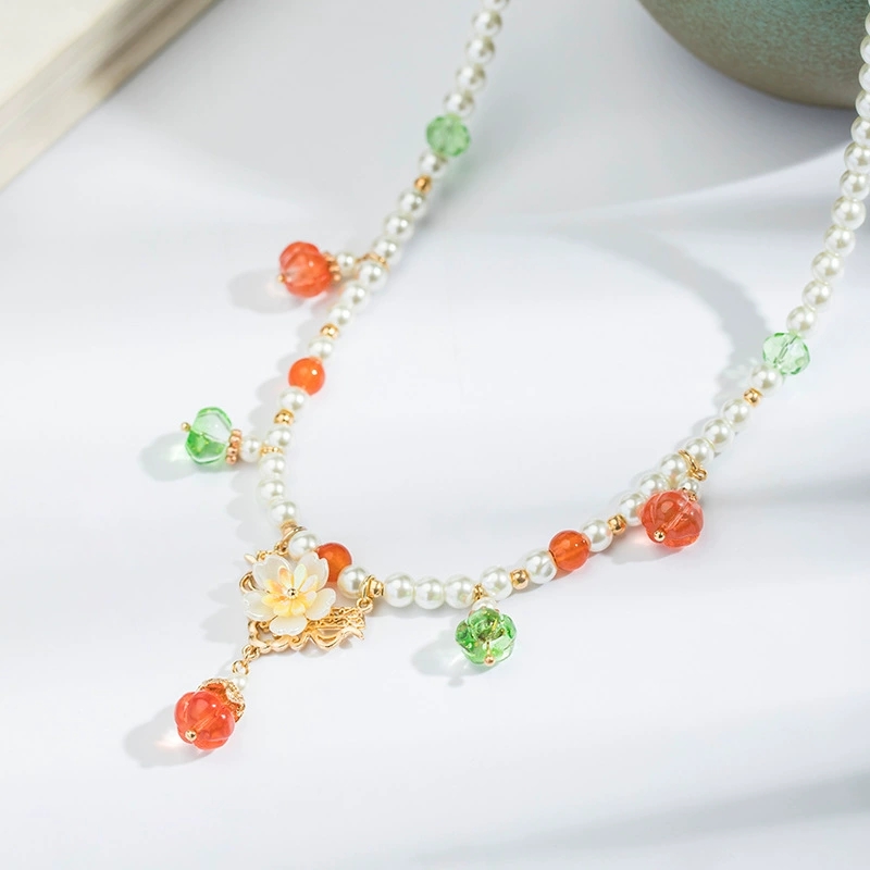 Kalung Mutiara Antik dengan Li - Pearl Choker Necklace Vintage ulasan dan harga