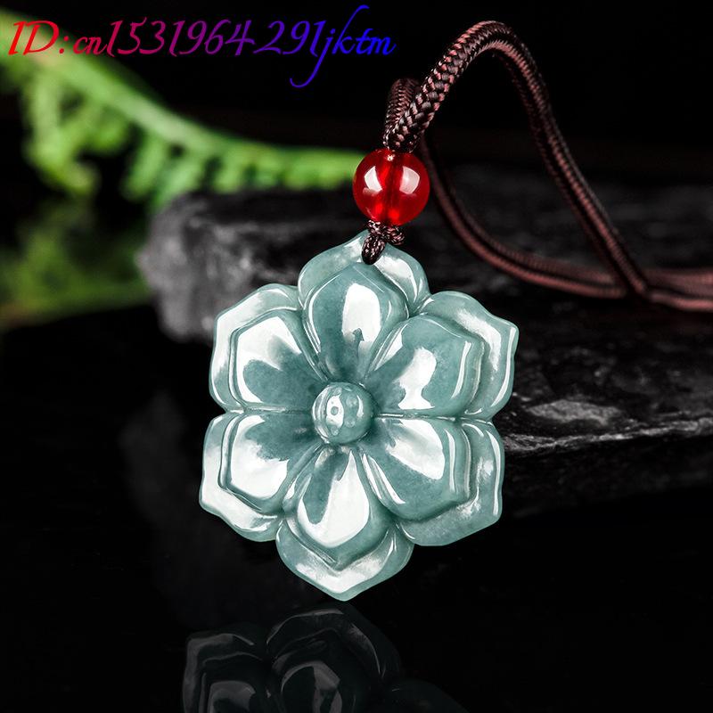 Kalung Liontin Bunga Giok Burm - Necklaces ulasan dan harga