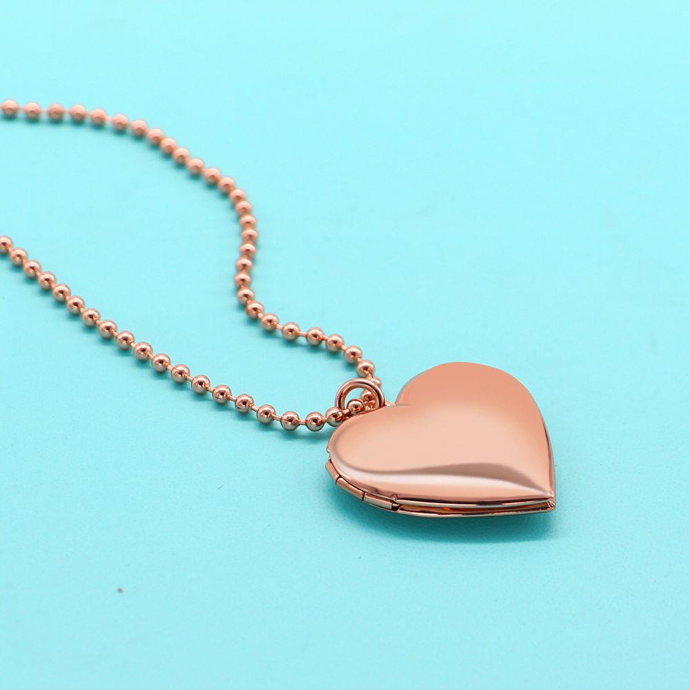 Choker Hati Cinta Abadi 925 Ka - Heart Locket Necklace Photo ulasan dan harga