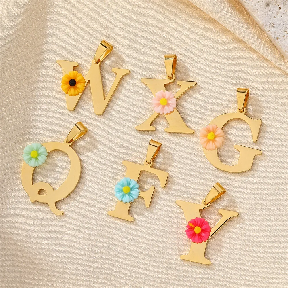 Kalung Huruf Awal Daisy yang D - Initial Letter Necklace 18K Gold ulasan dan harga