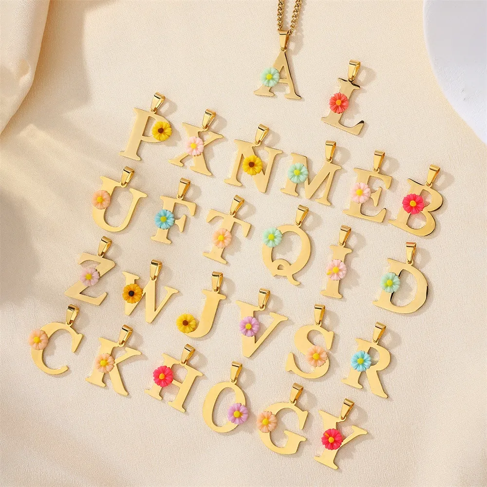 Kalung Huruf Awal Daisy yang D - Initial Letter Necklace 18K Gold ulasan dan harga