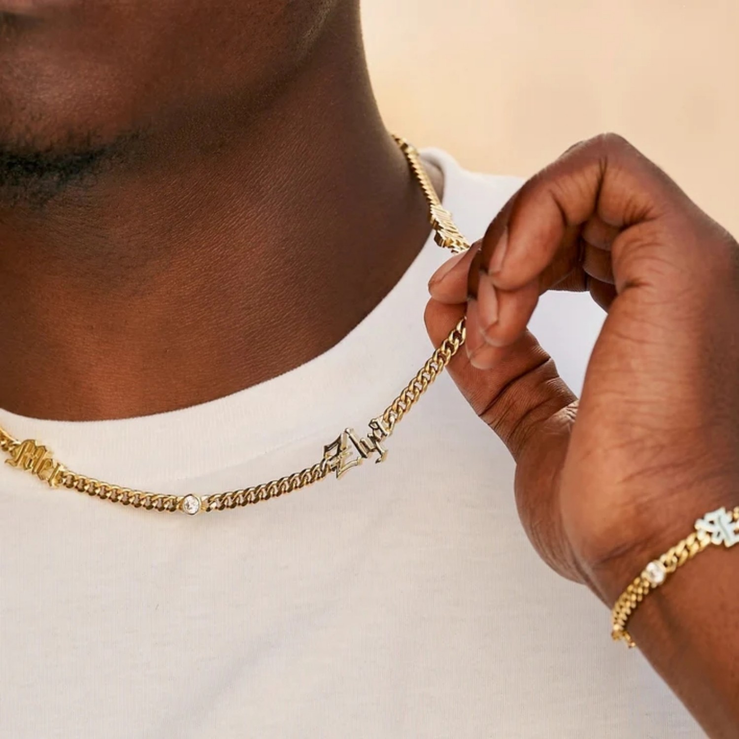 Kalung Nama Kustom Gaya Old En - Cuban Link Chain 12Mm ulasan dan harga