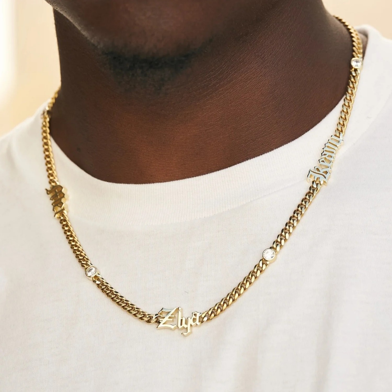 Kalung Nama Kustom Gaya Old En - Cuban Link Chain 12Mm ulasan dan harga