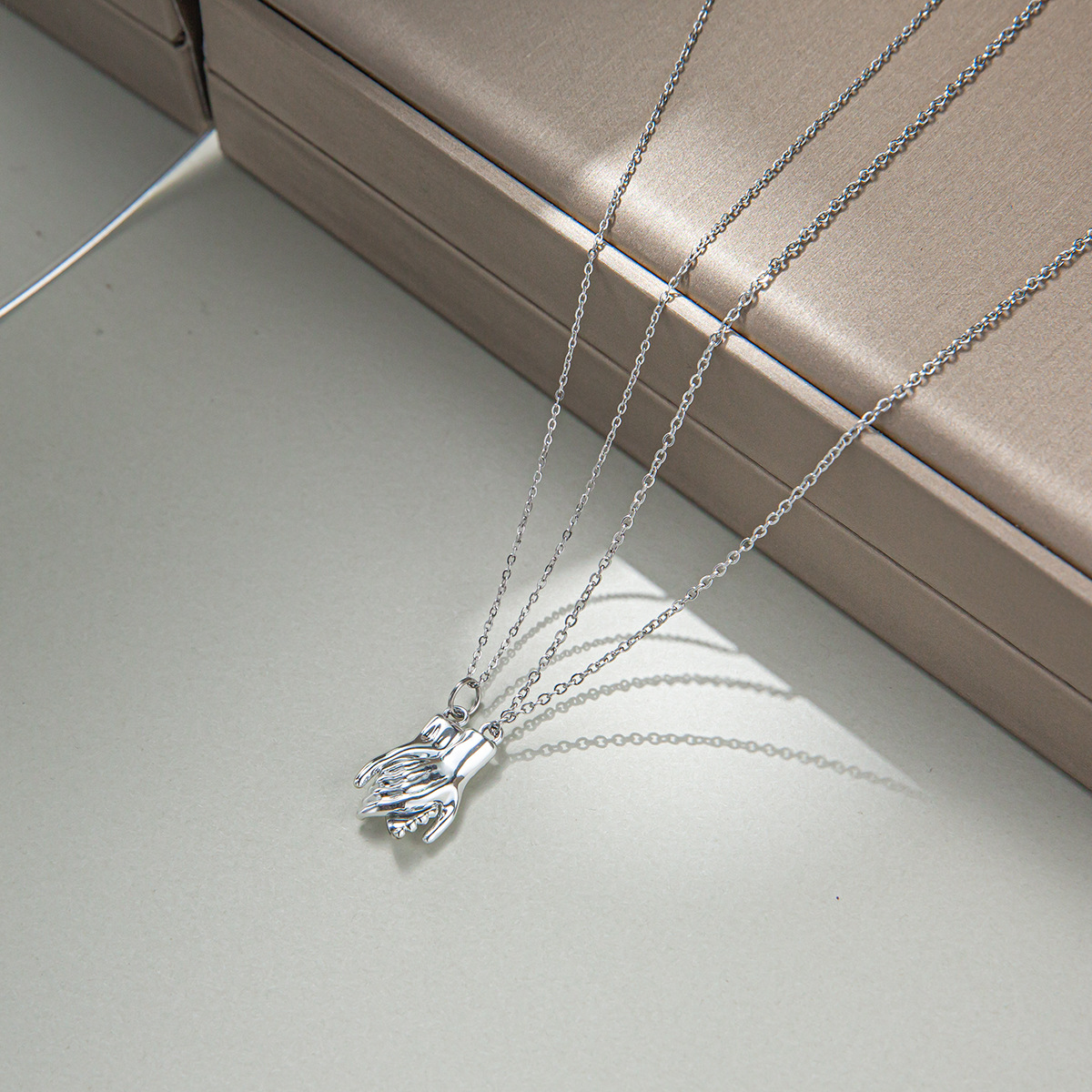 2Pcs/Set Kalung Pasangan Seras - Magnetic Couple Matching Necklaces ulasan dan harga