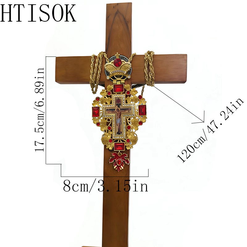 Kalung Salib Ortodoks Emas Per - Cross Pendant Necklace Gold ulasan dan harga