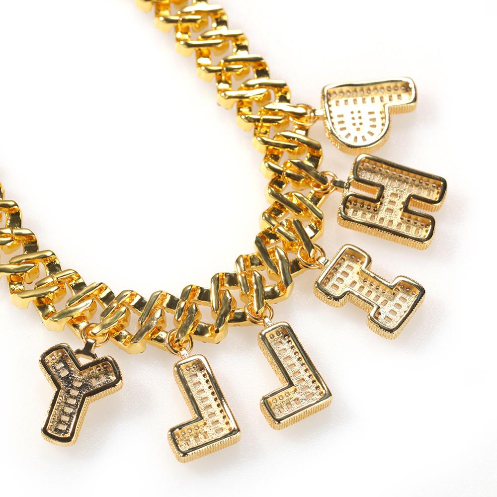 UWIN DIY Baguettecz huruf kalu - Cuban Link Chain 12Mm ulasan dan harga