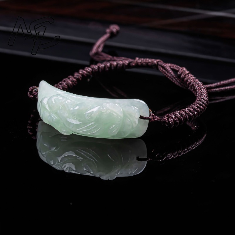 Gelang Giok Burma Pixiu Ukiran - Bracelets ulasan dan harga