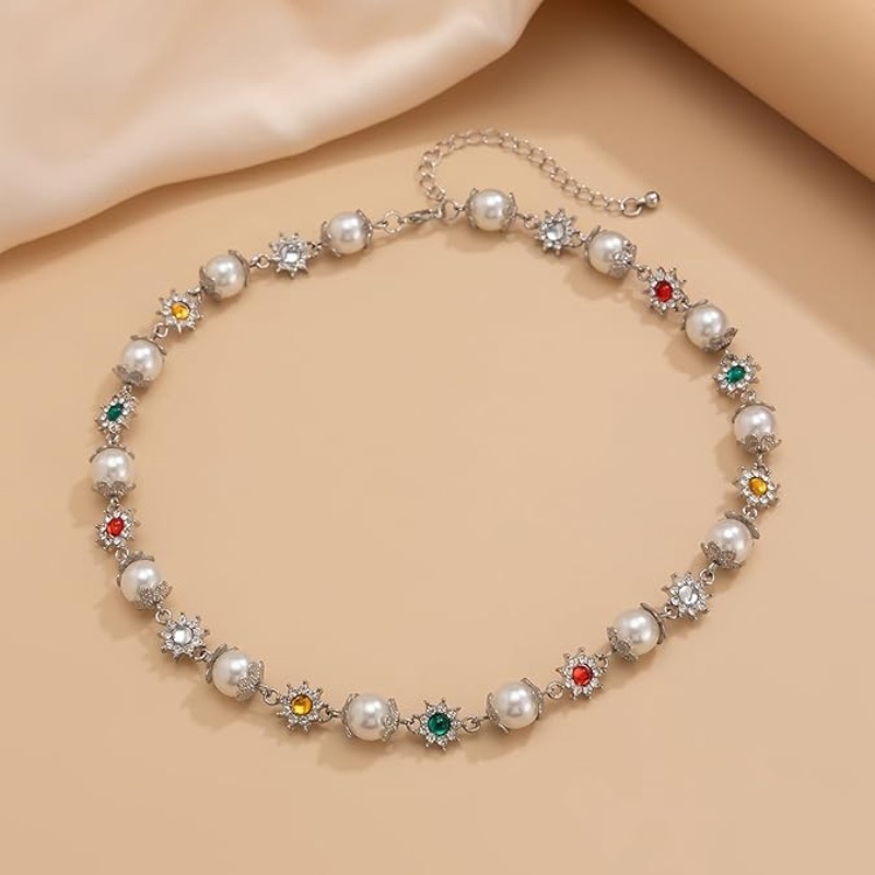 Kalung Choker Mutiara Vintage  - Pearl Choker Necklace Vintage ulasan dan harga