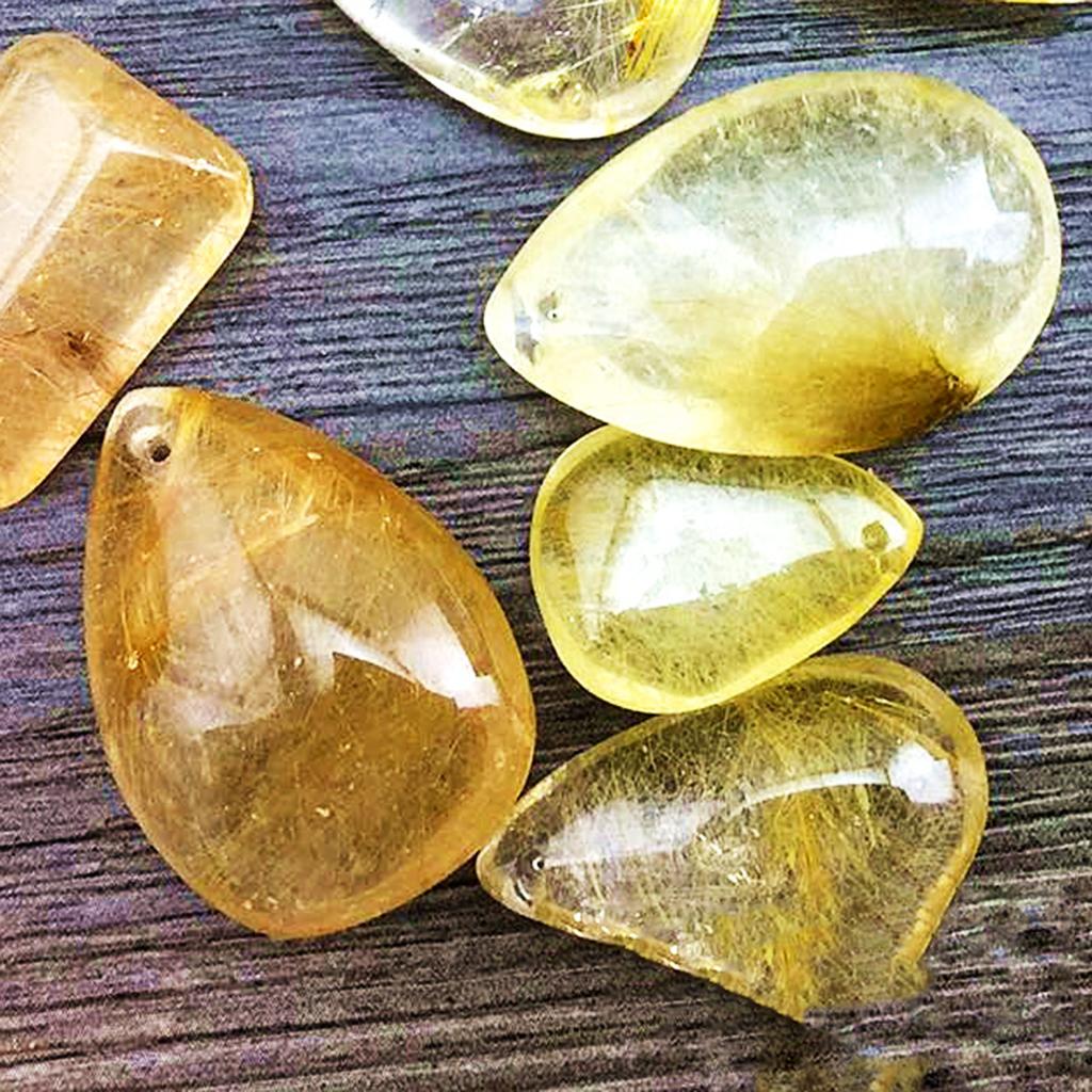 Liontin Kristal untuk Pembuata - Crystal Pendant Necklace Natural Stone ulasan dan harga
