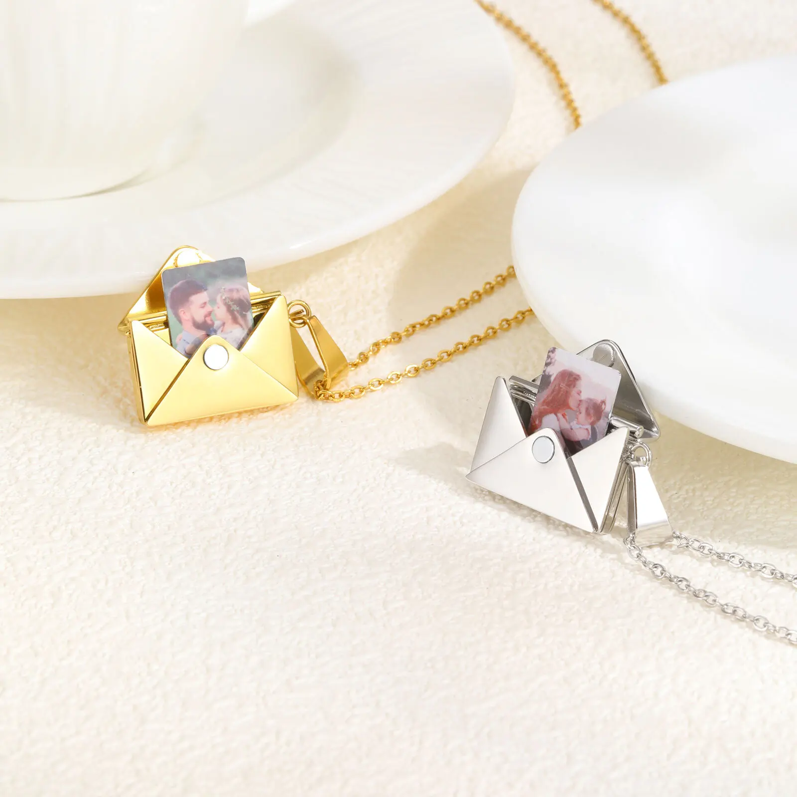 Kalung liontin foto personalis - Custom Name Necklace Stainless Steel ulasan dan harga