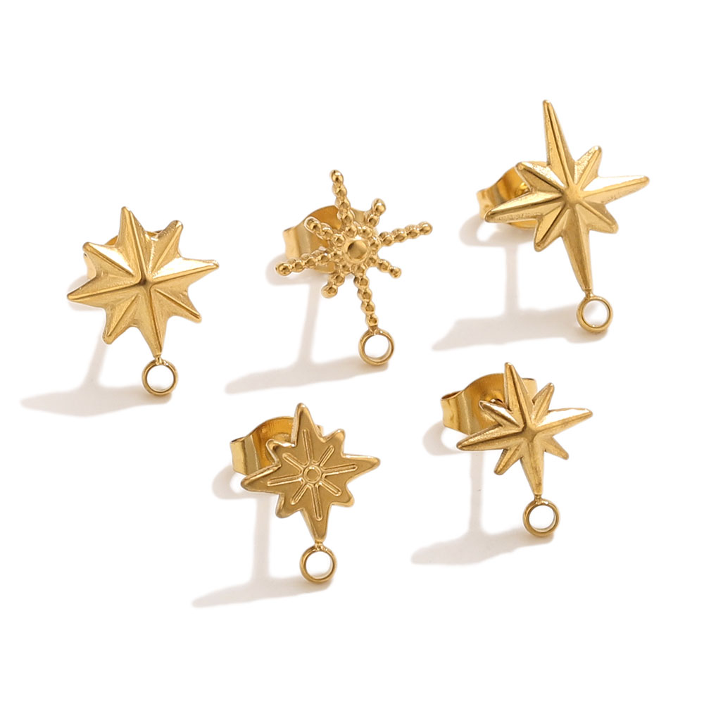 6 pcs Anting-anting Bintang St - Body Jewelry ulasan dan harga