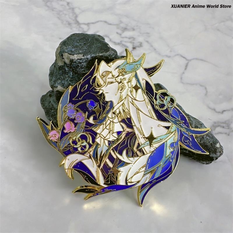 Lencana Logam Anime Neuvillett - Anime Pendant Necklace ulasan dan harga