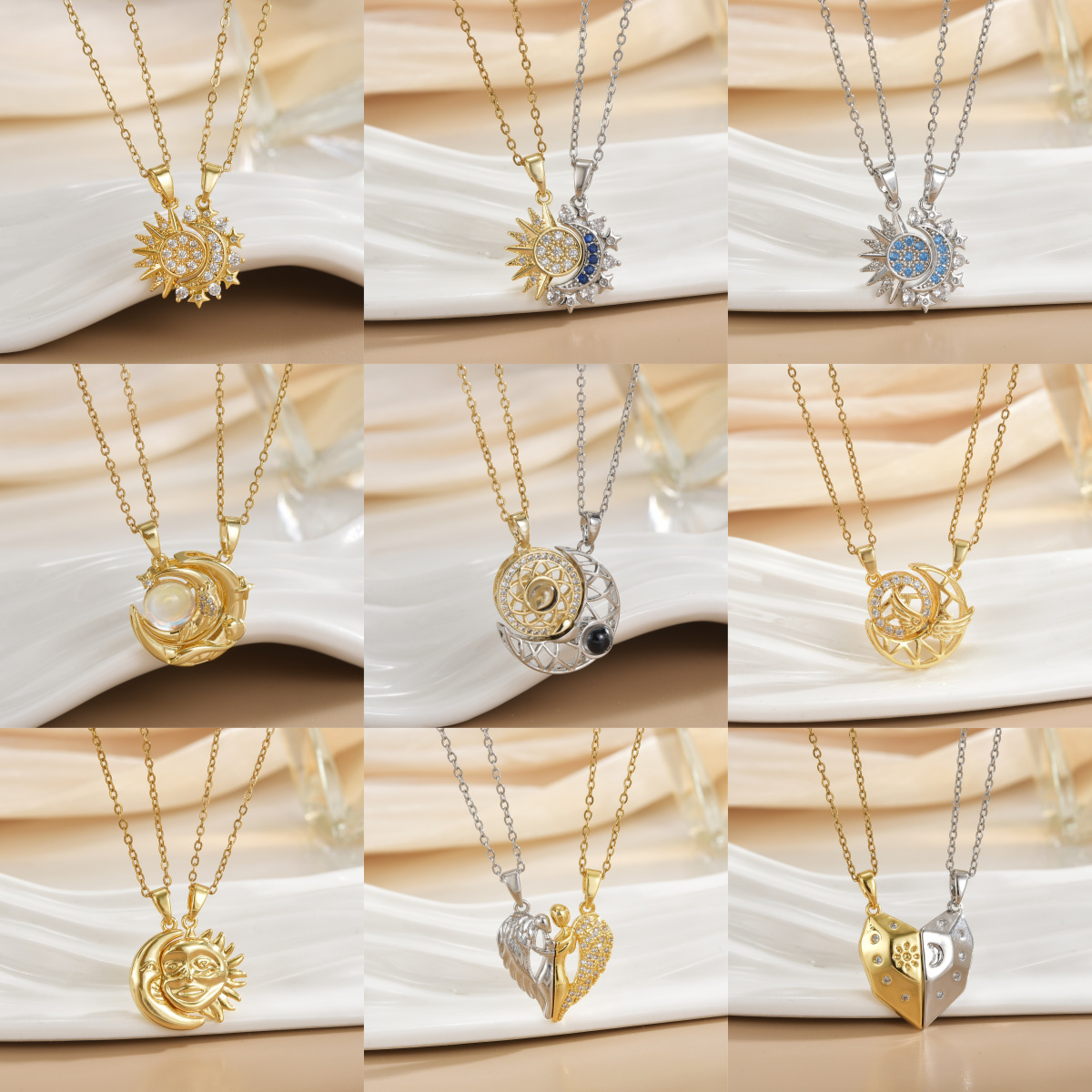 Kalung Magnetik Pasangan Kalun - Magnetic Couple Matching Necklaces ulasan dan harga