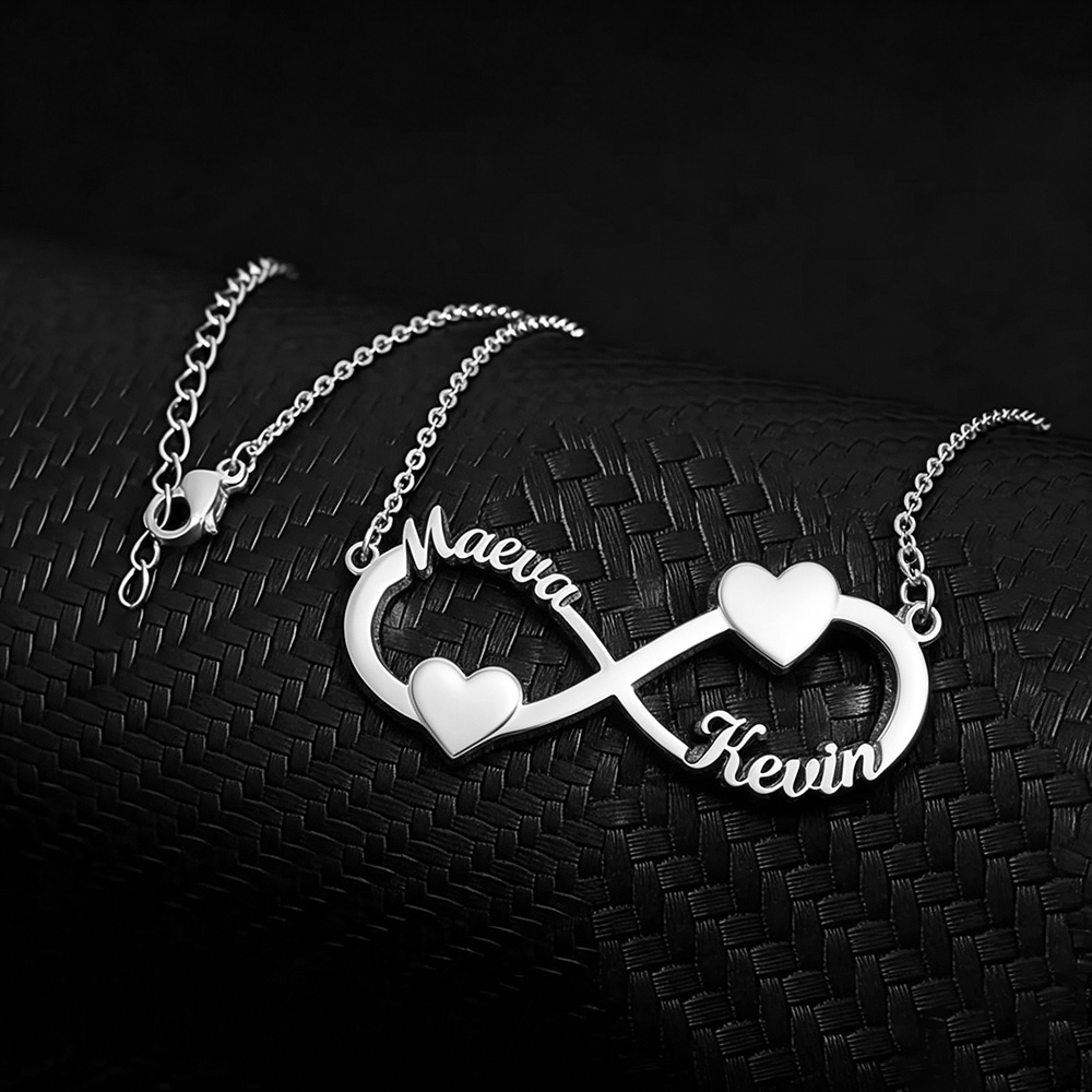 Kalung Nama Kustom Liontin Hat - Custom Name Necklace Stainless Steel ulasan dan harga