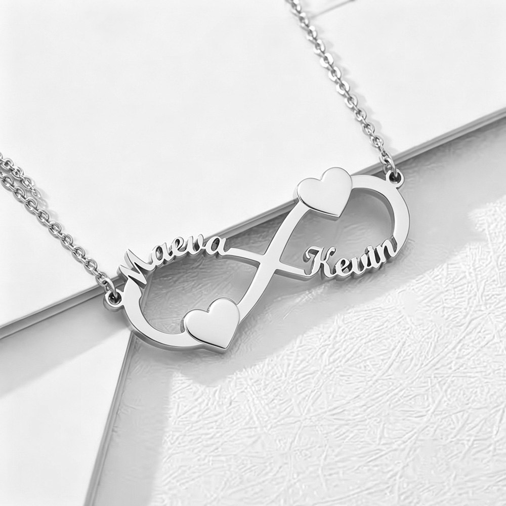 Kalung Nama Kustom Liontin Hat - Custom Name Necklace Stainless Steel ulasan dan harga