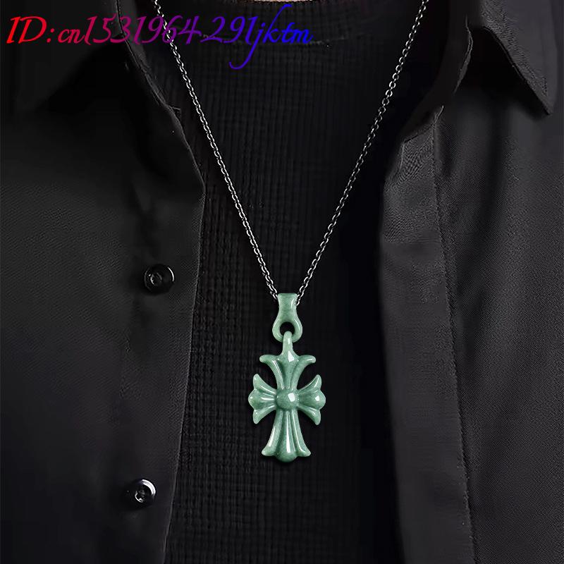 Kalung Liontin Salib Batu Giok - Necklaces ulasan dan harga